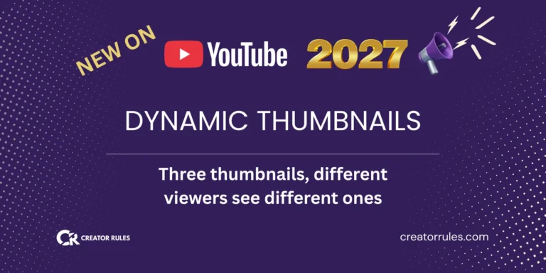 YouTube dynamic thumbnails showing different images to different viewers