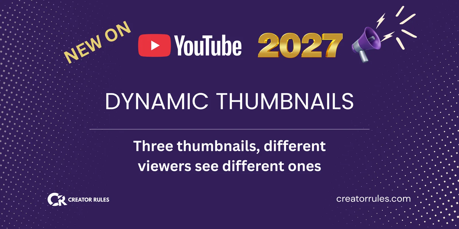 YouTube dynamic thumbnails showing different images to different viewers